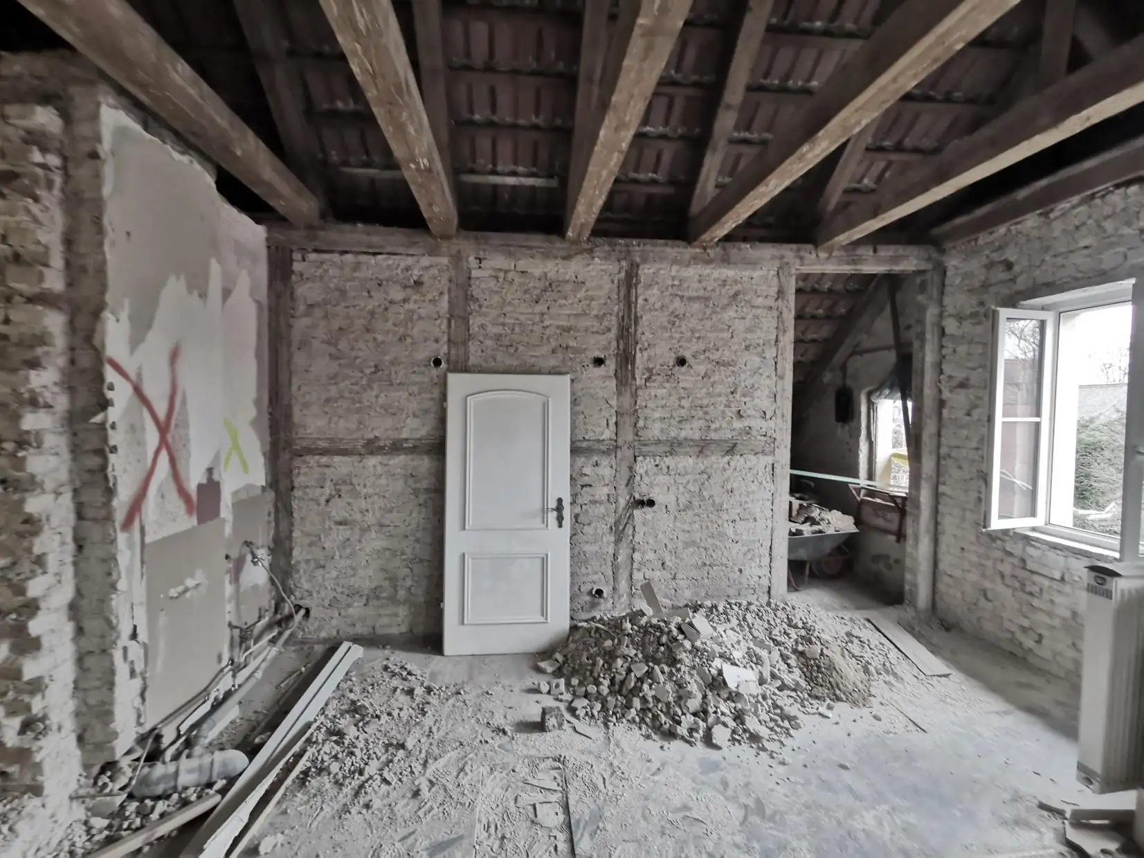 Küchenbereich vor dem Ausbau
